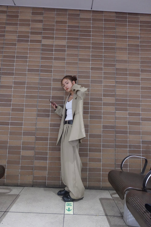 テーラードオーバージャケット